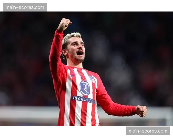 马德里竞技vs塞维利亚半场战罢，格列兹曼点射助主队1-0领先